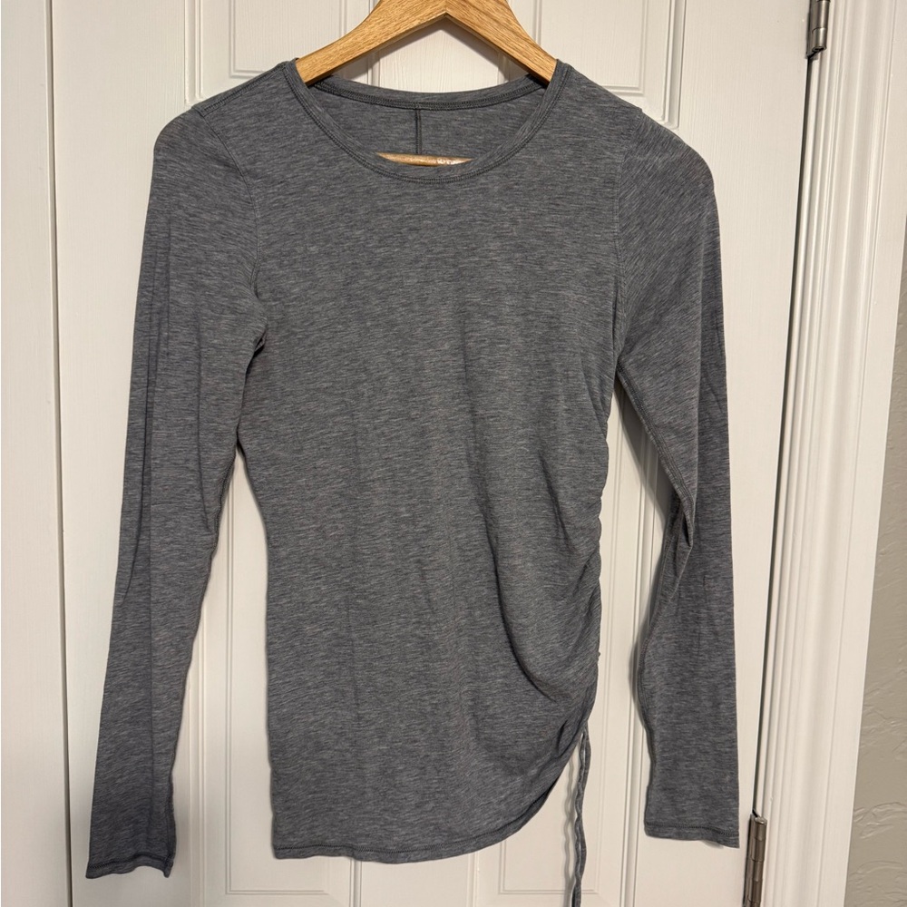 Lululemon Pima Cotton Side-Cinch Long-Sleeve Shirt
